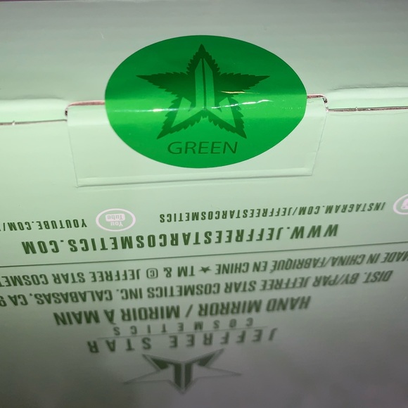 Jeffree Star 420 green leaf mirror - Picture 7 of 7